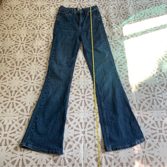 BDG Urban Outfitters Flare High Rise Dark Wash Denim Jeans - Picture 5 of 5